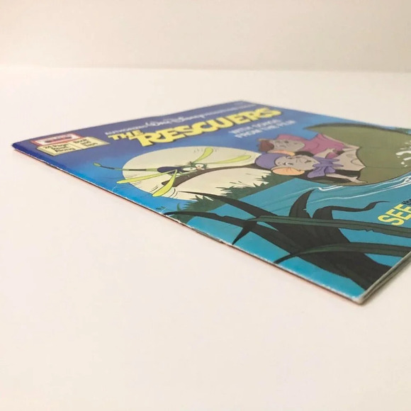 Vintage 1977 The  Rescuers Walt Disneys Storyteller Book only NO Tape - Picture 3 of 12